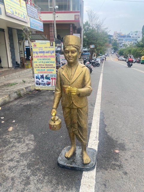 Statue of Swami from Malgudi days